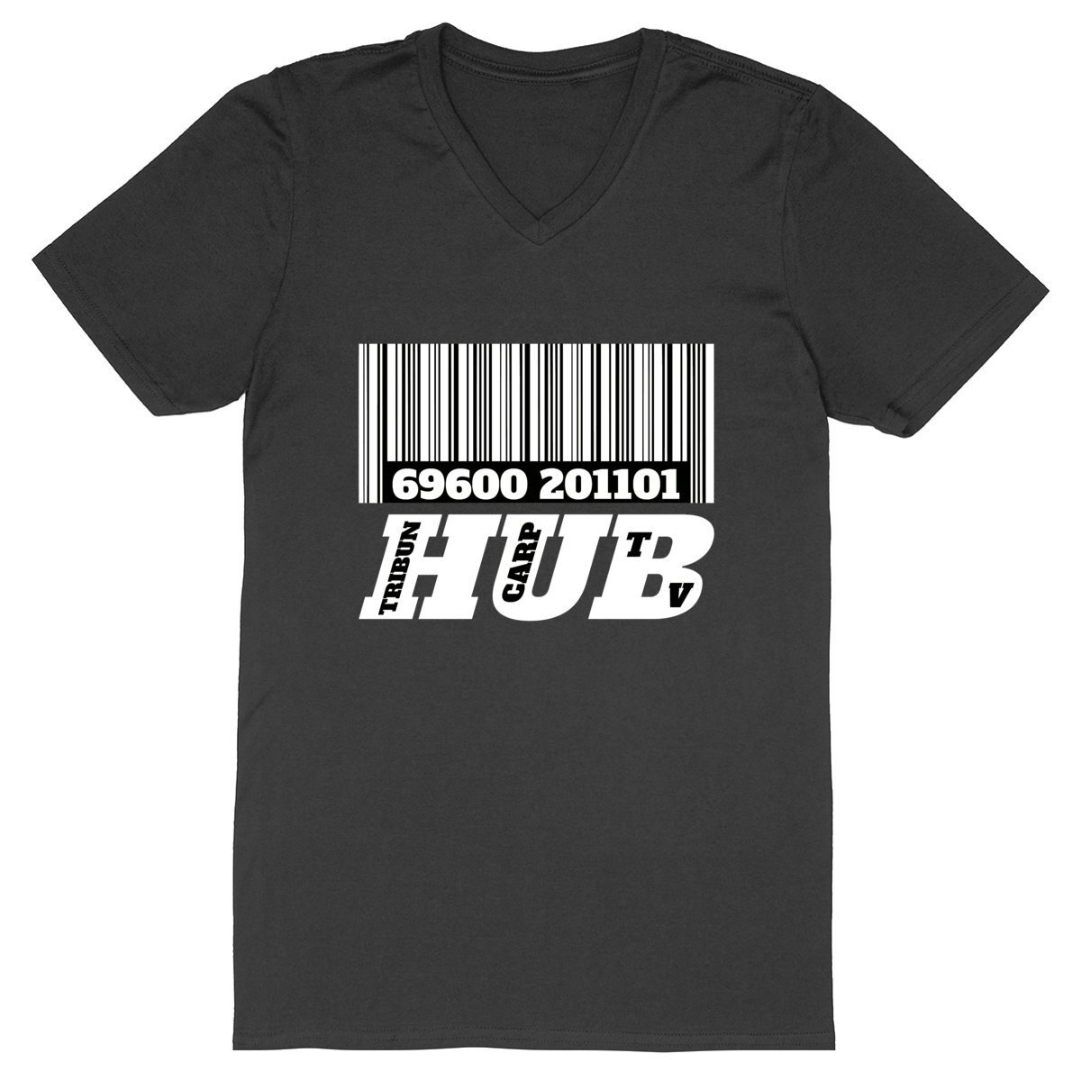 T-shirt Homme Col V - "Barcode"