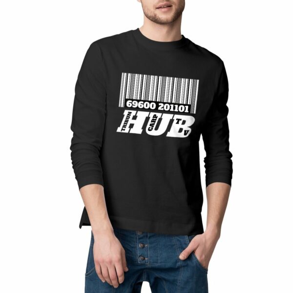 T-shirt Homme manches longues - "Barcode"