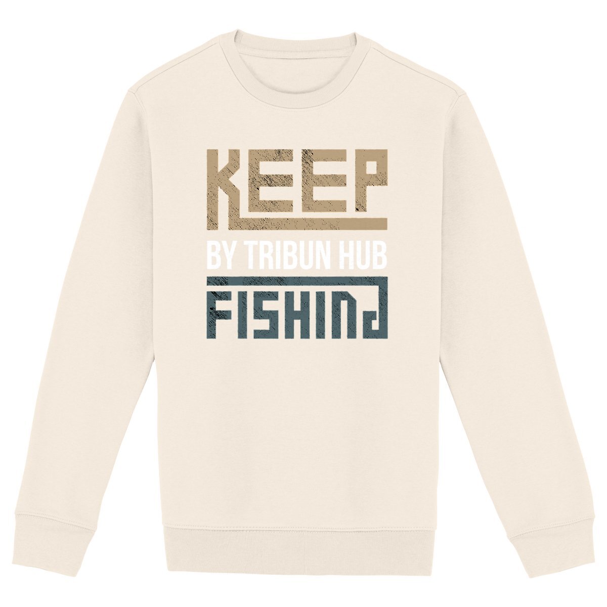 Sweat-shirt Col Rond - Premium - Keep Fishing